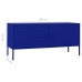 Mueble para TV de acero azul marino 105x35x50 cm