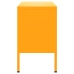 Mueble para TV de acero amarillo mostaza 105x35x50 cm