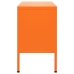 Mueble para TV de acero naranja 105x35x50 cm