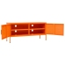 Mueble para TV de acero naranja 105x35x50 cm