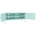 Mueble para TV de acero verde menta 105x35x50 cm