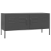 Mueble para TV de acero gris antracita 105x35x50 cm