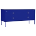 vidaXL Mueble para TV de acero azul marino 105x35x50 cm