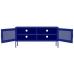 vidaXL Mueble para TV de acero azul marino 105x35x50 cm