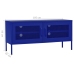 Mueble para TV de acero azul marino 105x35x50 cm