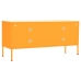 Mueble para TV de acero amarillo mostaza 105x35x50 cm