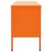 Mueble para TV de acero naranja 105x35x50 cm