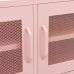 Mueble para TV de acero rosa 105x35x50 cm