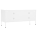 vidaXL Mueble para TV de acero blanco 105x35x50 cm