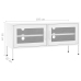 vidaXL Mueble para TV de acero blanco 105x35x50 cm