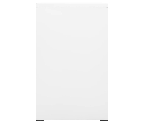 Armario archivador de acero blanco 46x62x102,5 cm