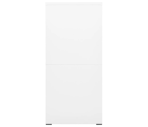 Armario archivador de acero blanco 46x62x133 cm