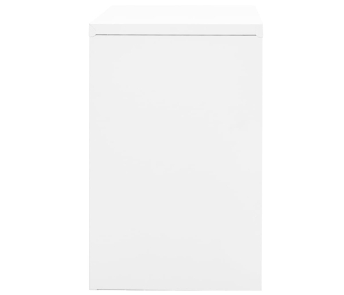 Armario archivador de acero blanco 90x46x72,5 cm