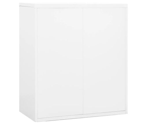 Armario archivador de acero blanco 90x46x103 cm