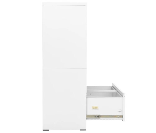 Armario archivador de acero blanco 90x46x134 cm