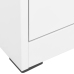 Armario archivador de acero blanco 90x46x134 cm