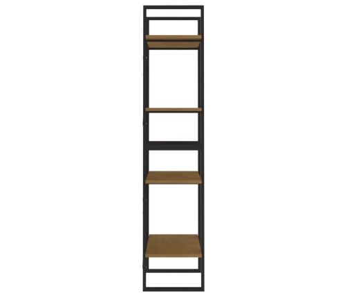 Estantería de 4 niveles madera maciza de pino 60x30x140 cm