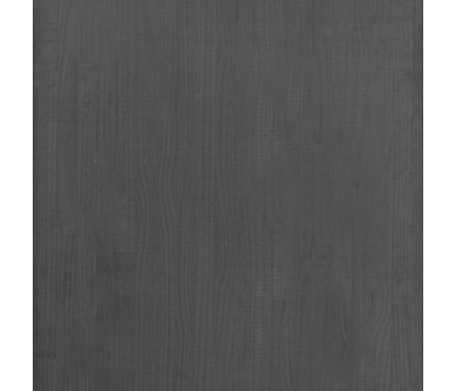 vidaXL Estante de almacenamiento madera maciza pino gris 60x30x105 cm