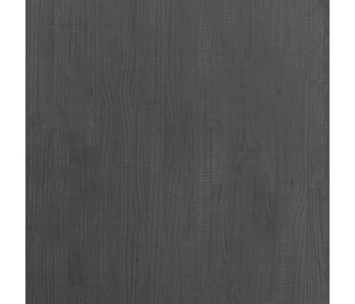 Armario alto madera maciza de pino gris 80x30x210 cm