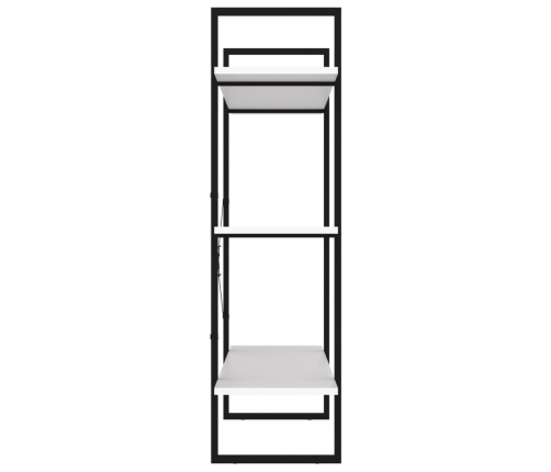 Estantería de madera contrachapada blanco 100x30x105 cm