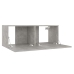 Set de muebles de salón 3 pzas madera ingeniería gris hormigón