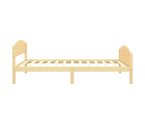 vidaXL Estructura de cama de madera maciza de pino 100x200 cm