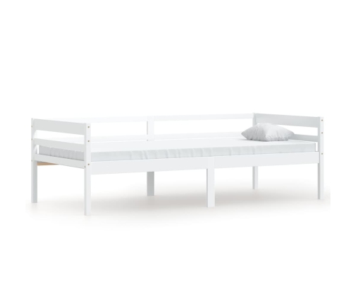 Estructura de cama sin colchón madera de pino blanco 90x200 cm