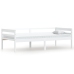 Estructura de cama sin colchón madera de pino blanco 90x200 cm