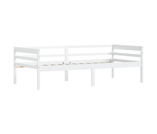 Estructura de cama sin colchón madera de pino blanco 90x200 cm