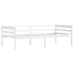 Estructura de cama sin colchón madera de pino blanco 90x200 cm