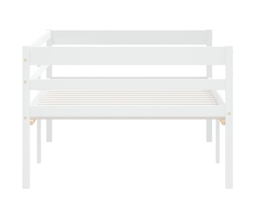 Estructura de cama sin colchón madera de pino blanco 90x200 cm