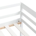 Estructura de cama sin colchón madera de pino blanco 90x200 cm