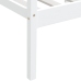 Estructura de cama sin colchón madera de pino blanco 90x200 cm