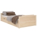 vidaXL Estructura de cama con cajones madera maciza de pino 90x200 cm