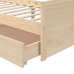 vidaXL Estructura de cama con cajones madera maciza de pino 90x200 cm