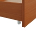 Estructura cama cajones madera maciza de pino marrón 90x200 cm