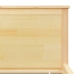 Estructura de cama sin colchón madera maciza de pino 90x200 cm