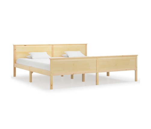 vidaXL Estructura de cama madera maciza de pino 200x200 cm