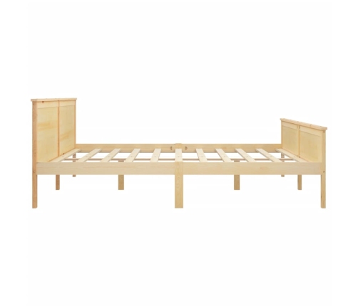 vidaXL Estructura de cama madera maciza de pino 200x200 cm