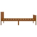 Estructura cama sin colchón madera pino marrón miel 90x200 cm
