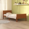 Estructura cama sin colchón madera pino marrón miel 100x200 cm