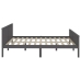 Estructura de cama sin colchón madera de pino gris 180x200 cm