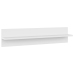 Estante de pared 2 uds madera contrachapada blanco 80x11,5x18cm