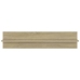 Estantes de pared 2 uds contrachapada color roble 80x11,5x18 cm