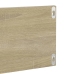 Estantes de pared 2 uds contrachapada color roble 80x11,5x18 cm