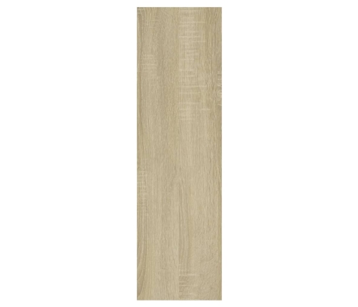 vidaXL Estantería de pared madera contrachapada color roble 75x16x55cm