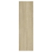 vidaXL Estantería de pared madera contrachapada color roble 75x16x55cm