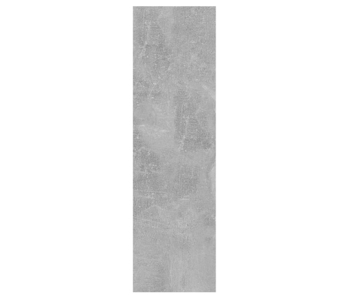 vidaXL Estantería de pared contrachapada gris hormigón 75x16x55 cm