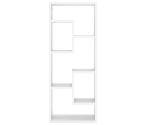 vidaXL Estantería de pared madera contrachapada blanco 36x16x90 cm