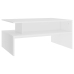 vidaXL Mesa de centro madera contrachapada blanco 90x60x42,5 cm